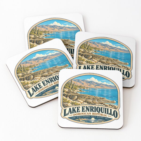 Item preview, Lake Enriquillo Dominican Republic Wild Shores Salt Water Crocodile Caribbean Travel Destination designed and sold by NeedForParks.