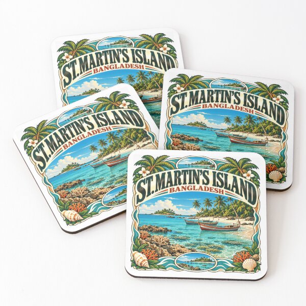 Item preview, St. Martin's Island Bangladesh Tropical Travel Souvenir designed and sold by NeedForParks.