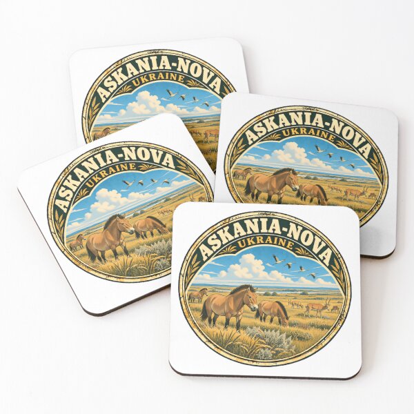 Item preview, Askania-Nova Ukraine Wildlife Reserve Wild Horses designed and sold by NeedForParks.