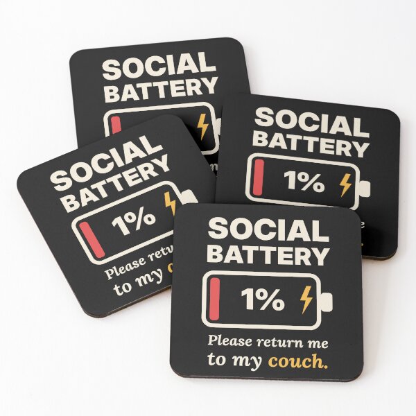 Item preview, Social Battery designed and sold by EpicBlackCat.