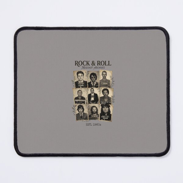 Item preview, Vintage Rock Legends Mugshot Grid Display-74 designed and sold by LisamariePerrot.