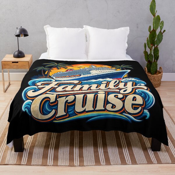 Item preview, Family Cruise Sunset Ocean Ship Palms Vacation Traveler designed and sold by Photo-Sphere101.