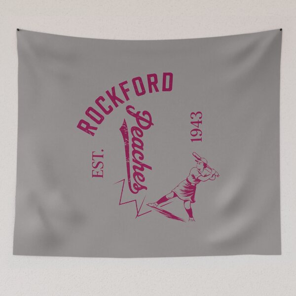 Item preview, Vintage Rockford Peaches 1943 Baseball Tee-56 designed and sold by LisamariePerrot.