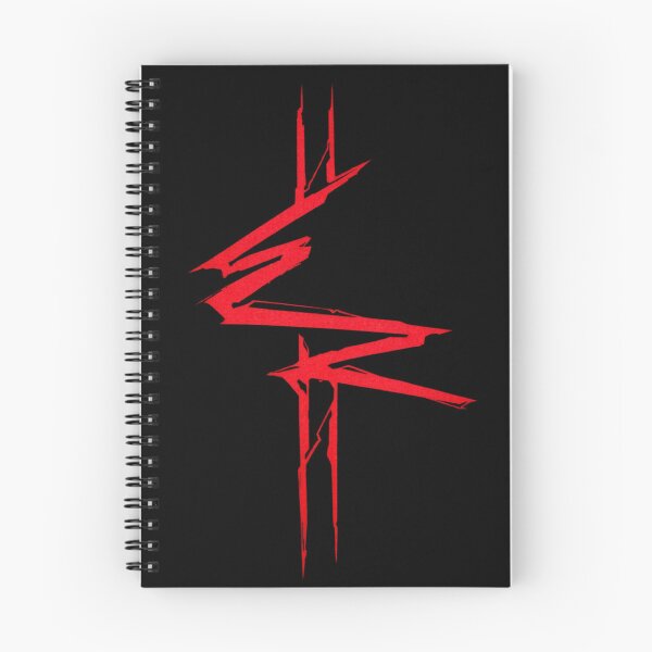 Item preview, Futuristic Cyberpunk Red Glitch Emblem designed and sold by intczoe3982.