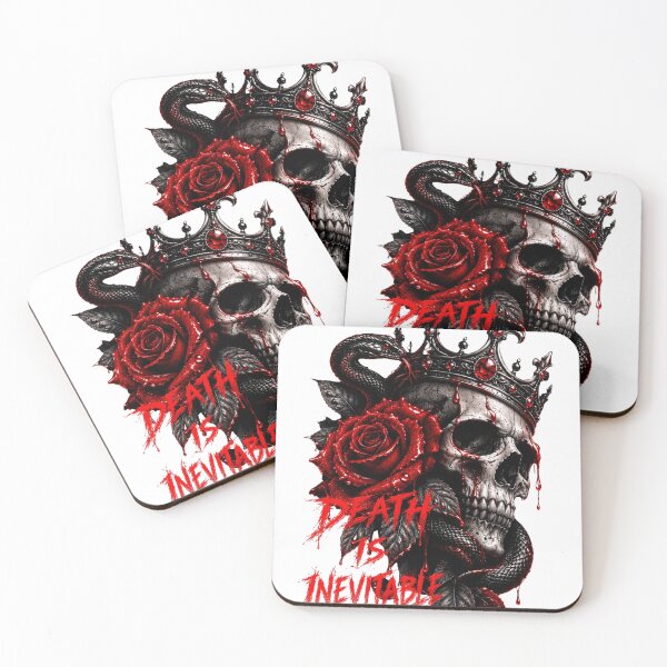 Item preview, DEATH IS INEVITABLE ?? | Dark Skull Art #shorts designed and sold by KRUSHNAUIKEY.