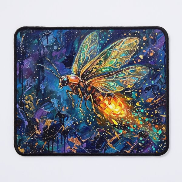 Item preview, Bright Firefly Enchanted Forest Abstract designed and sold by JonelleTshirts.
