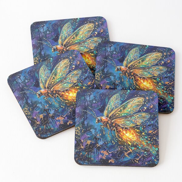 Item preview, Bright Firefly Enchanted Forest Abstract designed and sold by JonelleTshirts.