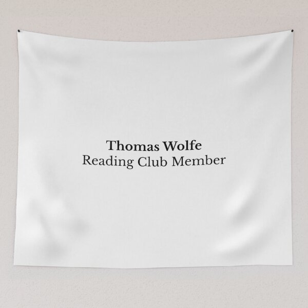 Item preview, Thomas Wolfe Reading Club Member - Minimalist Classic Literature Design designed and sold by r-wan-design.