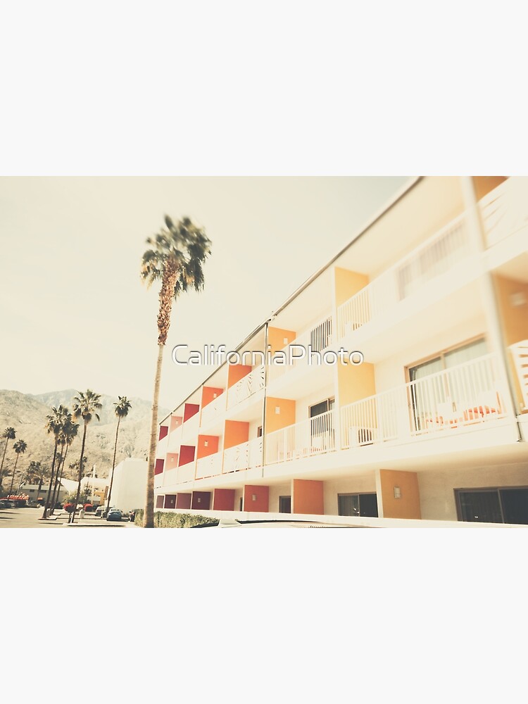 "Retro Hotel Palm Springs" Poster for Sale by CaliforniaPhoto Redbubble