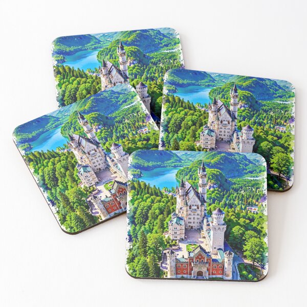 Item preview, Germany — Neuschwanstein Castle — Towering Above Bavaria. designed and sold by DibujandoPorfa.