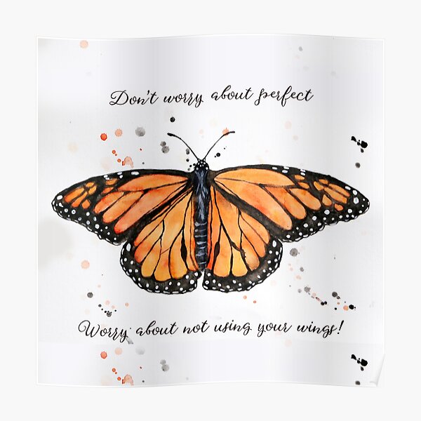 Using your wings Poster