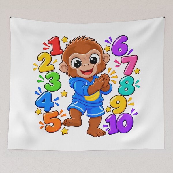 Item preview, George the Gorilla  Clap & Counts to 10  designed and sold by lbmcollection.