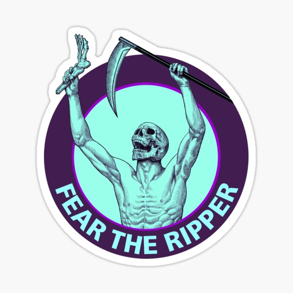 Fear the ripper, heel hook, foot lock Sticker