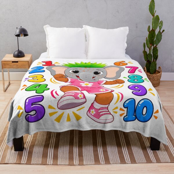 Item preview, Erica the Elephant Stomps & Counts to 10  designed and sold by lbmcollection.