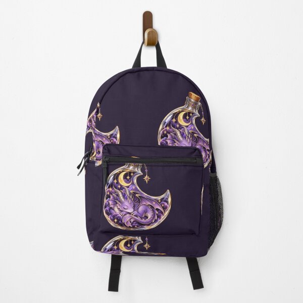 Item preview, Sleeping Violet Dragon in Crescent Moon Bottle designed and sold by mayank2401.