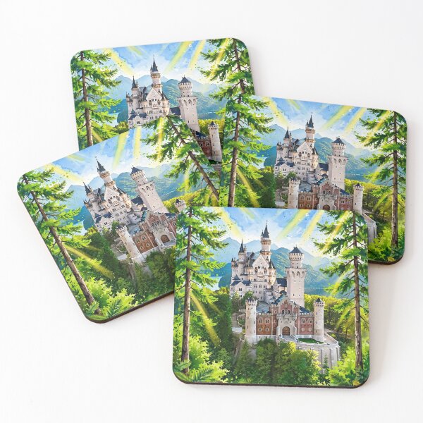 Item preview, Germany — Neuschwanstein Castle — The Royal Castle of Bavaria designed and sold by DibujandoPorfa.
