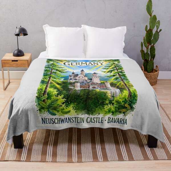 Item preview, Germany — Neuschwanstein Castle — The Royal Castle of Bavaria designed and sold by DibujandoPorfa.