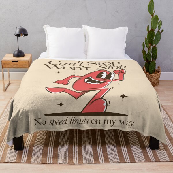 Item preview, Can't Stop Won't Stop - Vintage Retro Character Illustration designed and sold by adipra.