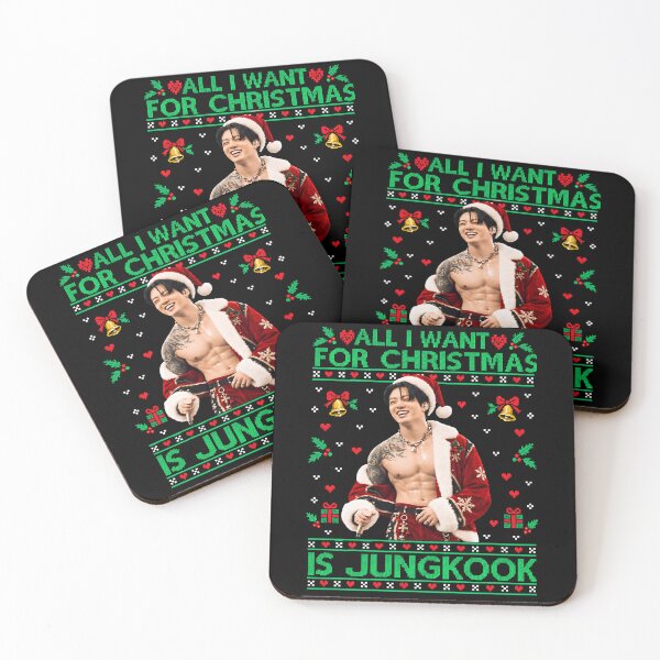 Item preview, All I Want For Christmas Is Jungkook BTS Xmas Ugly Sweater ABS designed and sold by PamfilOancea.