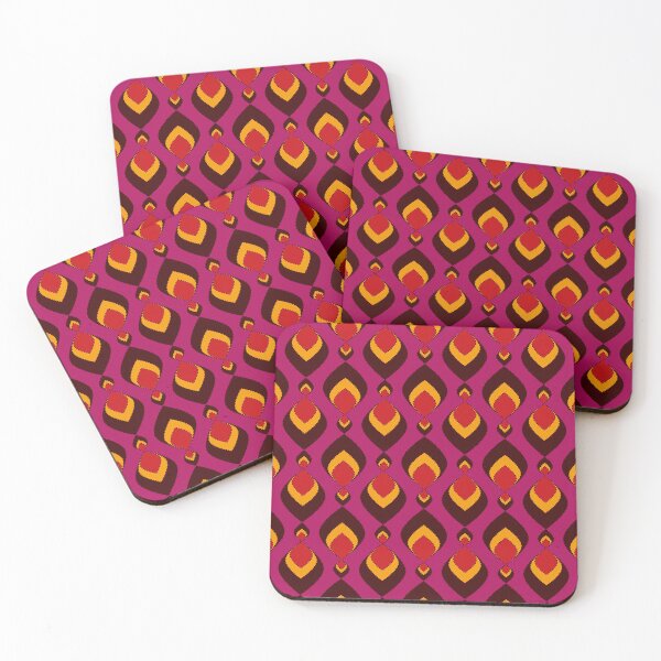 Item preview, Abstract modern pattern ornament burgundy red designed and sold by fuzzyfox.