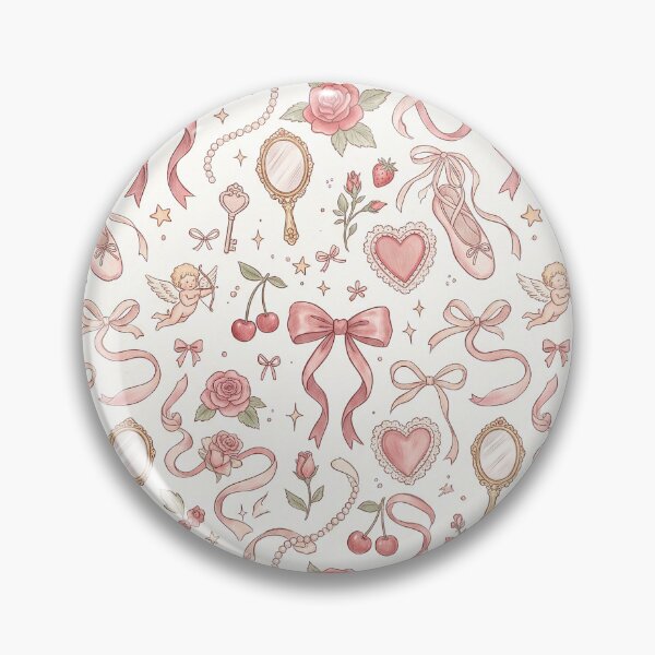 Item preview, Romantic Pink Ribbon Pattern designed and sold by naragon4289.