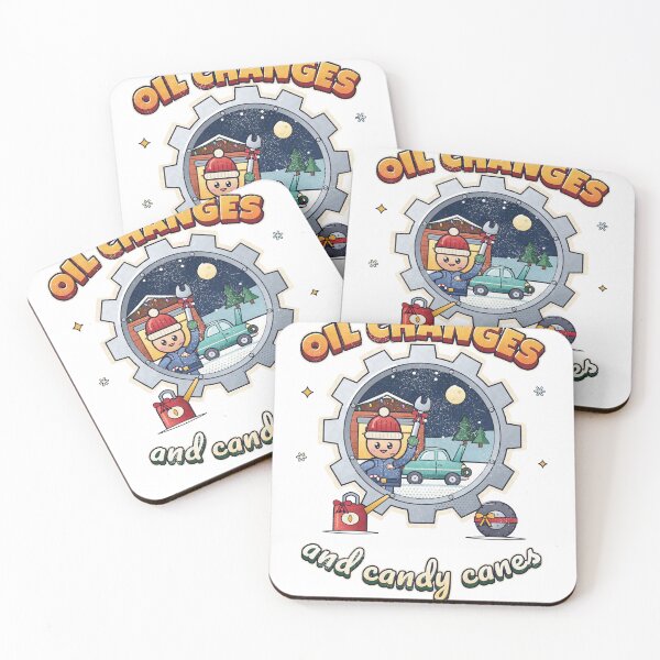 Item preview, Mechanic Christmas Gift Funny Oil Changes and Candy Canes designed and sold by MiniSaga Shop.