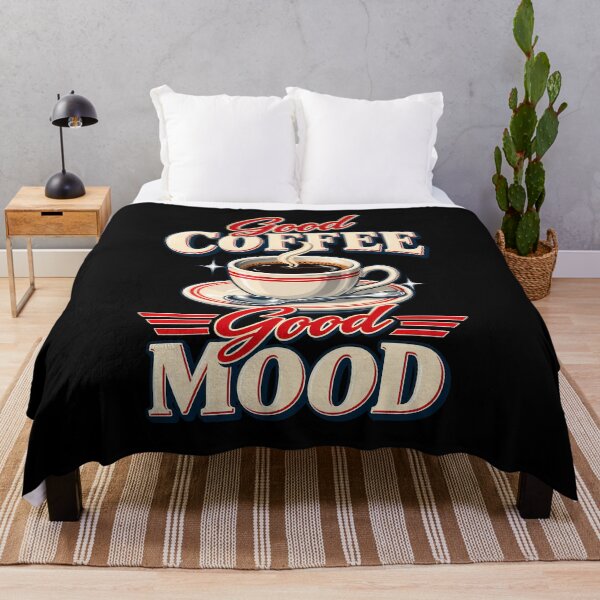 Item preview, Good Coffee Good Mood Vintage Cup Saucer Barista Espresso Morning Beverage designed and sold by Photo-Sphere101.