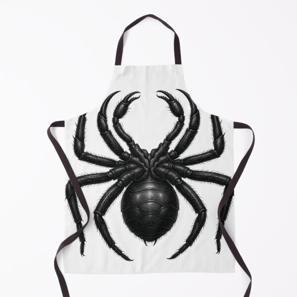 Item preview, Realistic Black Spider Realistic Insect Graphic Art Print designed and sold by hepopatterns.