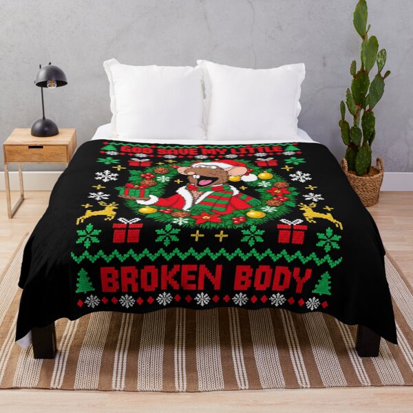 Item preview, God Save My Little Broken Body , Rizzo the Rat Muppets Christmas Ugly Sweater designed and sold by PamfilOancea.