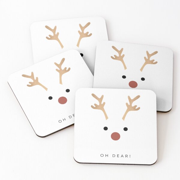 Item preview, Oh Dear – Funny Reindeer Christmas Pun designed and sold by Wild Sacred Soul.