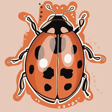 Artwork thumbnail, Ladybug by Old Friends