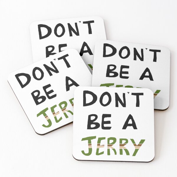 Item preview, Don'T Be A Jerry Rick And Morty Fan Art designed and sold by farias-luetta.