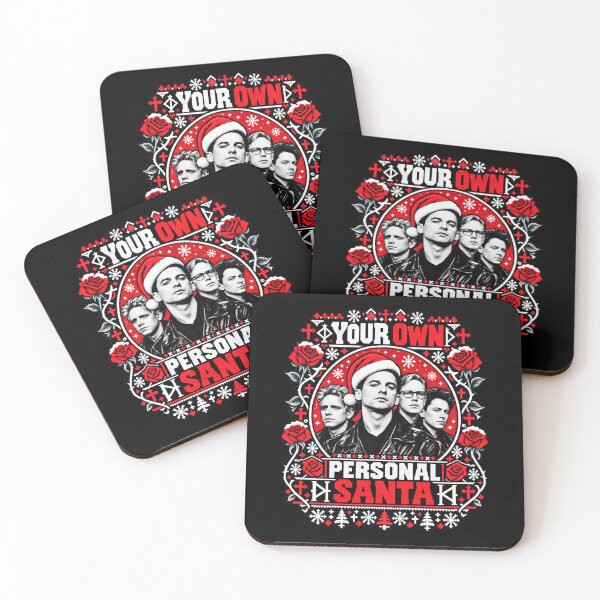 Item preview, Depeche Mode Christmas Personal Santa Synth Pop Ugly Sweater designed and sold by Thecelezart.