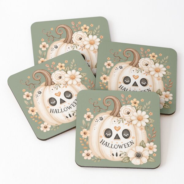 Item preview, Boho Floral Pumpkin – Cute Watercolor Halloween designed and sold by DigitalEffects.