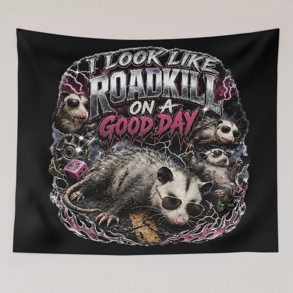 Item preview, I Look Like Roadkill on a Good Day designed and sold by Shy Fractal Designs.