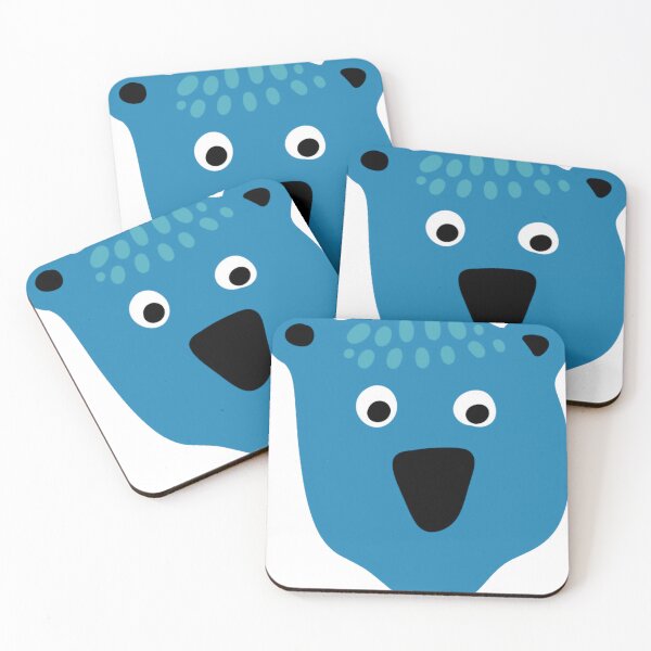 Item preview, Cute Blue Cartoon Bear designed and sold by Michael-Lawton.