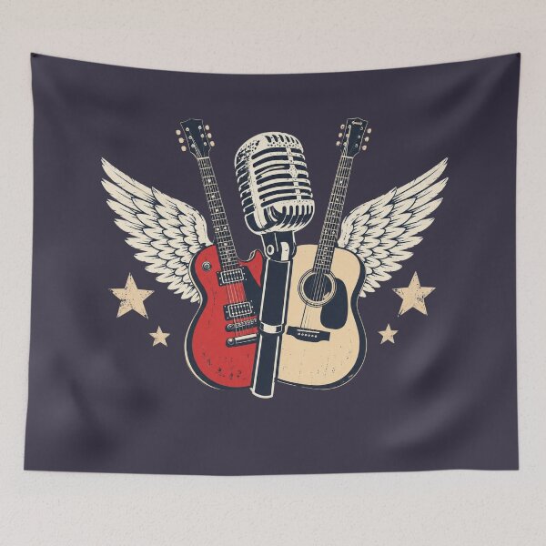 Item preview, Winged Microphone Guitars designed and sold by LiloSchon66.