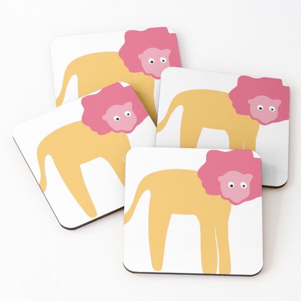 Item preview, Cute Pink Maned Lion Minimalist designed and sold by Michael-Lawton.