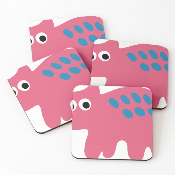 Item preview, Cute Pink Spotted Dinosaur Minimalist designed and sold by Michael-Lawton.
