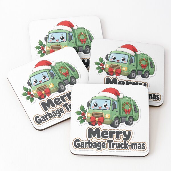 Item preview, Garbage Truck Christmas Merry Garbage Truck-mas Gift designed and sold by Soft Merch.