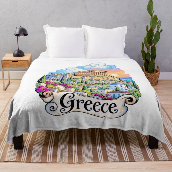 Item preview, Athens Acropolis Greece and Parthenon designed and sold by EdwinkOne.