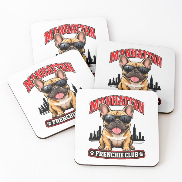 Item preview, Manhattan Frenchie Club – Cute French Bulldog Design for Manhattan Dog Owners designed and sold by LazyOwlStore.