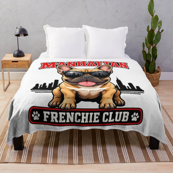 Item preview, Manhattan Frenchie Club – Cute French Bulldog Design for Manhattan Dog Owners designed and sold by LazyOwlStore.