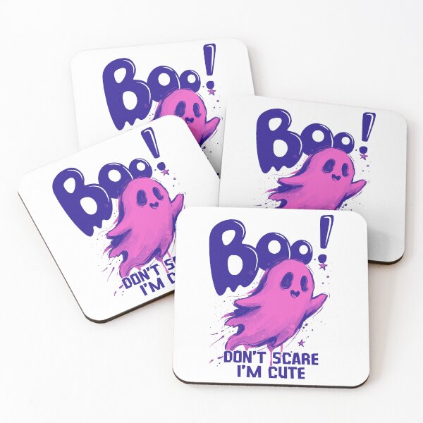 Item preview, Cute Pink Ghost Don’t Scare, I’m Cute designed and sold by AllProCraft.
