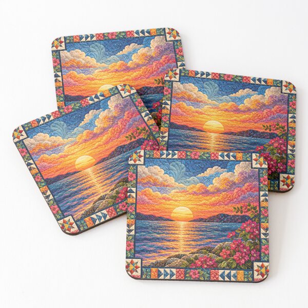 Item preview, Sunset Quilt designed and sold by Elisabeth Lucas.