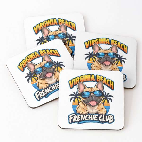 Item preview, Virginia Beach Frenchie Club – Cute French Bulldog Design for Virginia Beach Dog Owners designed and sold by LazyOwlStore.