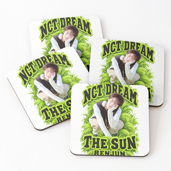 Item preview,  NCT DREAM Renjun The Sun Lime Fuzzy Typography designed and sold by Valeree Store.