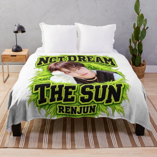 Item preview, Renjun NCT DREAM The Sun Black Lime Star Design designed and sold by Valeree Store.