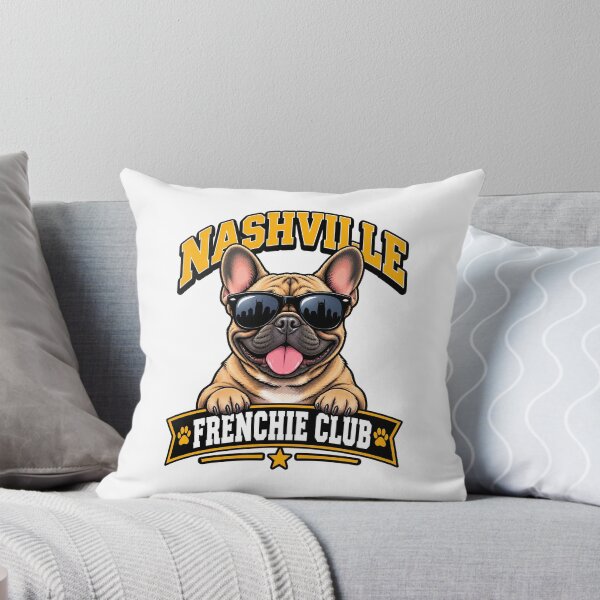 Item preview, Nashville Frenchie Club – Cute French Bulldog Design for Nashville Dog Owners designed and sold by LazyOwlStore.