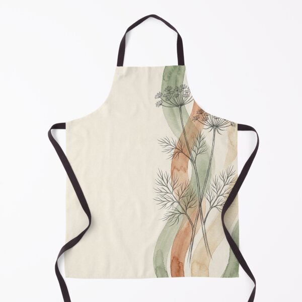 Item preview, Fennel Fronds Ribbon Bands | Sage Terracotta Herb Botanical Art designed and sold by Zaramodo.